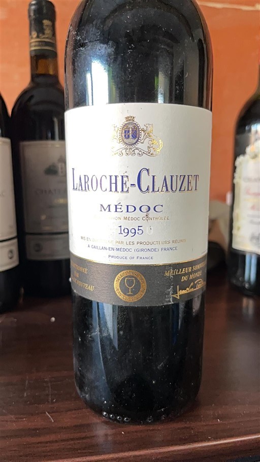 Bordeaux Médoc Laroche-Clauzet 1995
