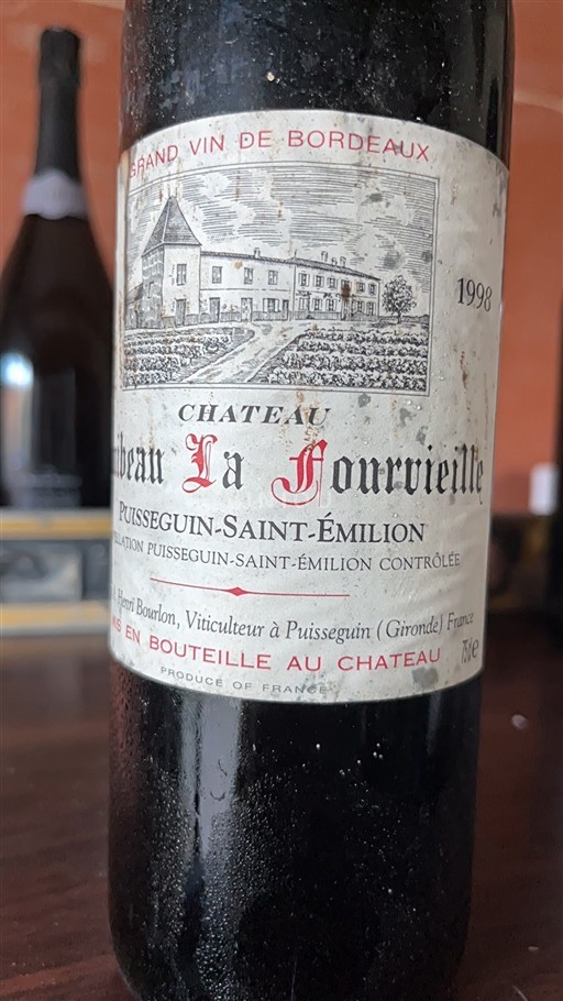 Bordeaux Puisseguin-Saint-Émilion Château La Fourvielle 1998