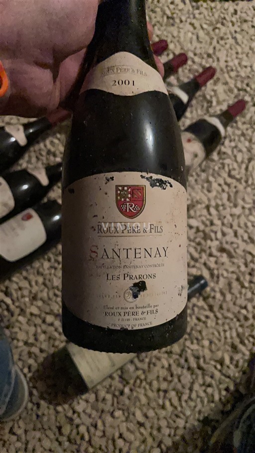 Burgund Santenay Roux Père & Fils Les Prarons 2001