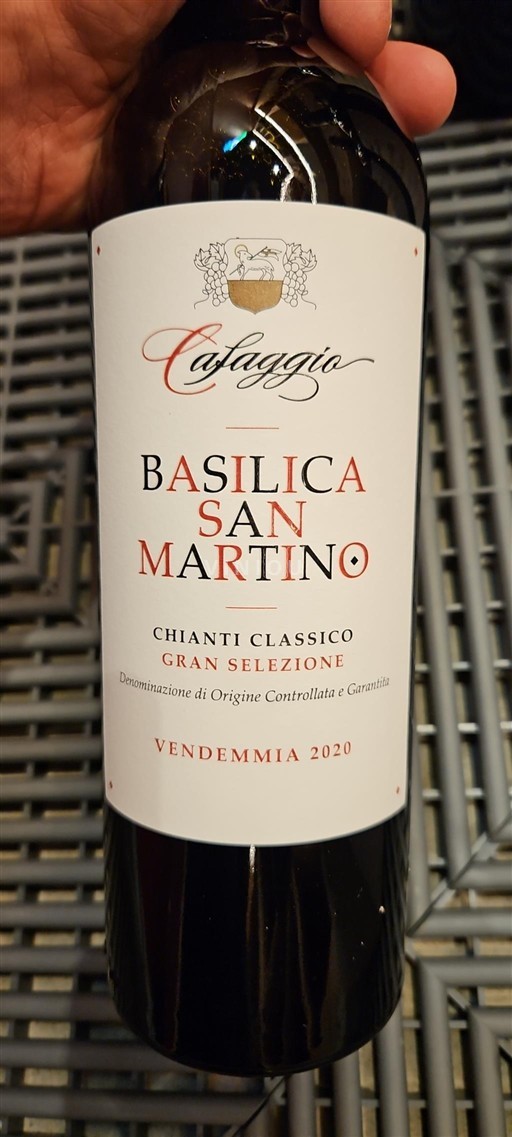 Toscana Chianti Classico Cafaggio Basilica San Martino 2020