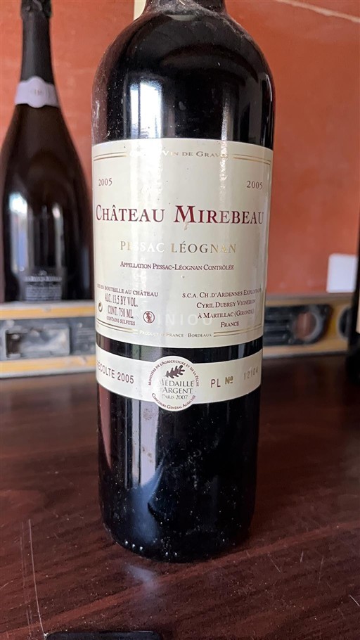 Bordeaux Pessac-Léognan Château Mirebeau 2005