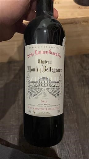 Bordeaux Saint-Émilion Grand Cru Grand Cru Château Moulin Bellegrave 2014