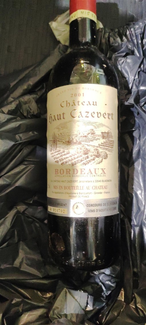 Bordeaux Château Haut Cazevert 2001