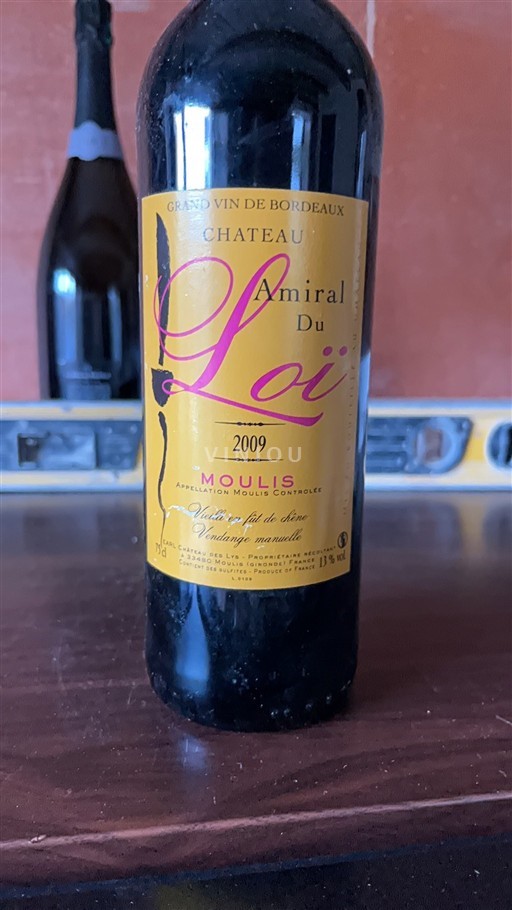 Bordeaux Ikke specificeret Château Amiral du Lys 2009