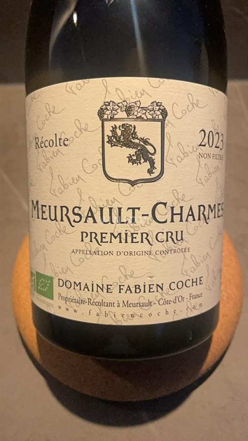 Burgundi Meursault Premier Cru Domaine Fabien Coche 2023