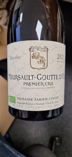 Borgonha Meursault Premier Cru Domaine Fabien Coche 2023