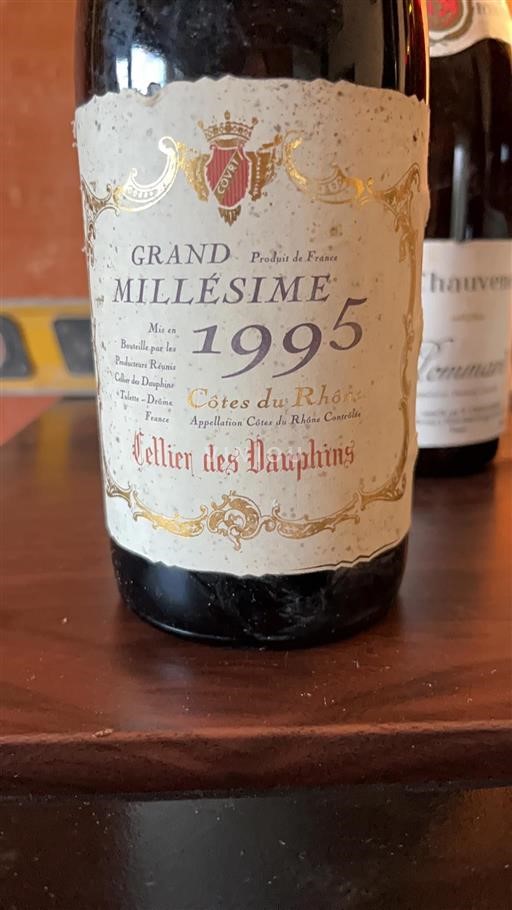 Rhônetal Côtes du Rhône Cellier des Dauphins 1995