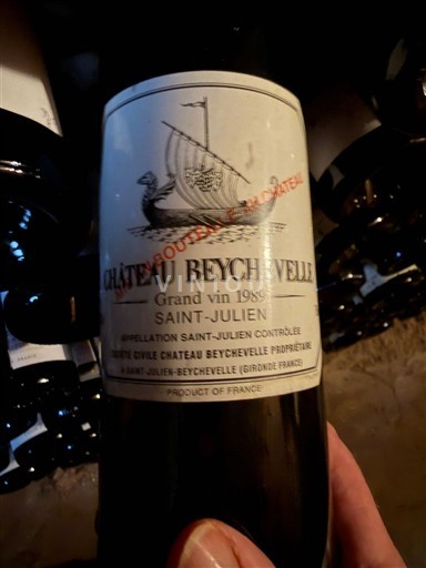 Bordeaux Saint-Julien Grand Cru Château Beychevelle 1989