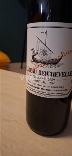 Bordeaux Saint-Julien Grand Cru Château Beychevelle 1989