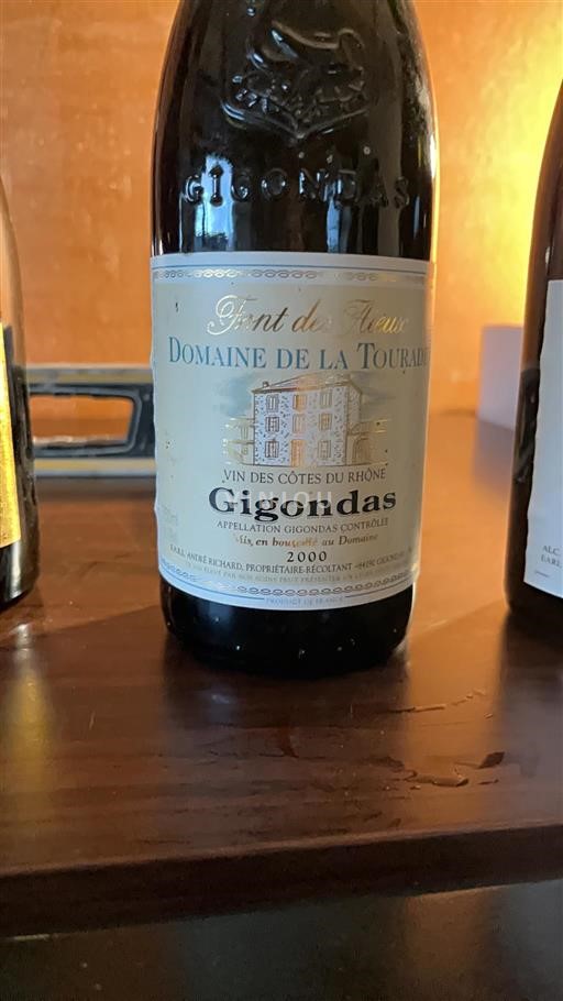 Rhônetal Gigondas Domaine La Tourade Font des Flouers 2000