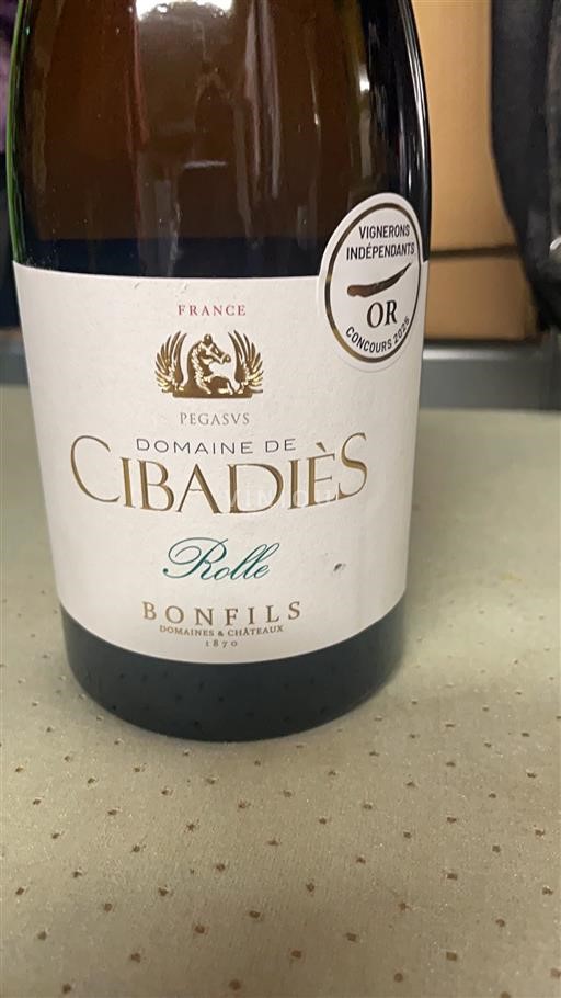 Languedoc No especificado Domaine Cibadiès Rolle 2024