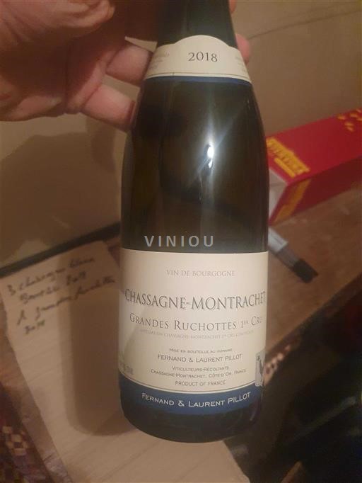 Burgundi Chassagne-Montrachet Premier Cru Fernand & Laurent Pillot Grandes Ruchottes 1er Cru 2018