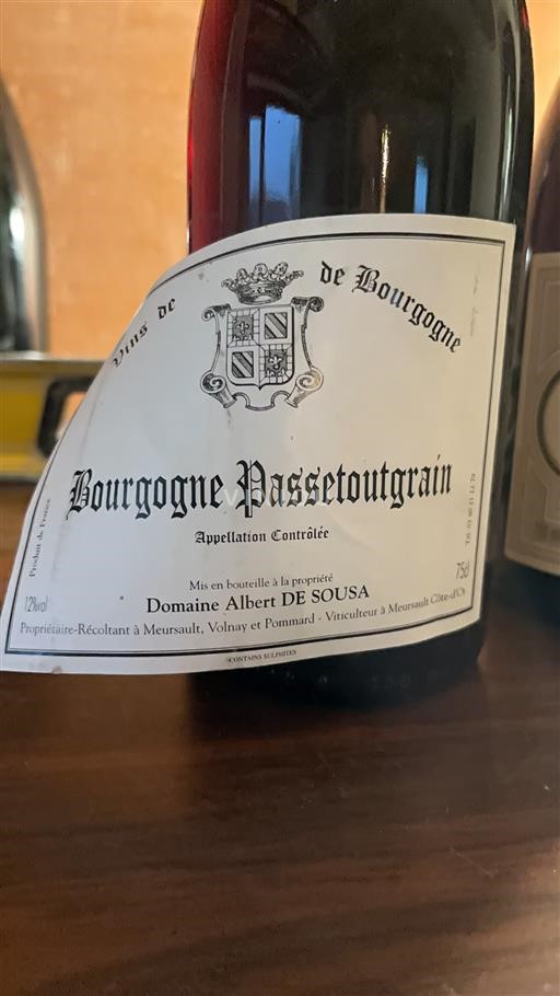 Burgund Bourgogne-passetoutgrain Domaine Albert DE SOUSA Ohne Jahrgang