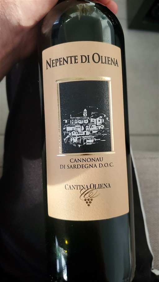 Sardinian Wines Cannonau di Sardegna Cantina Oliena Nepente di Oliena Non-Vintage