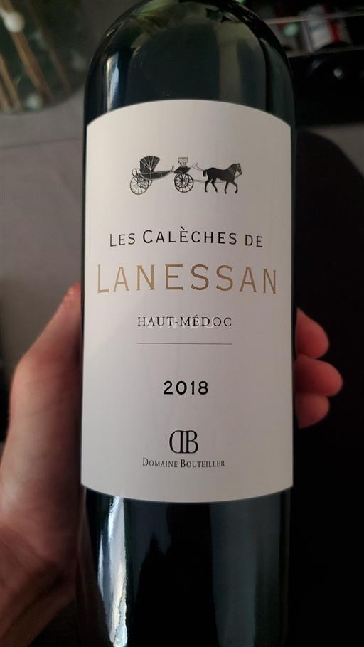 Bordeaux Haut-Médoc Lanessan Les Calèches de Lanessan 2018