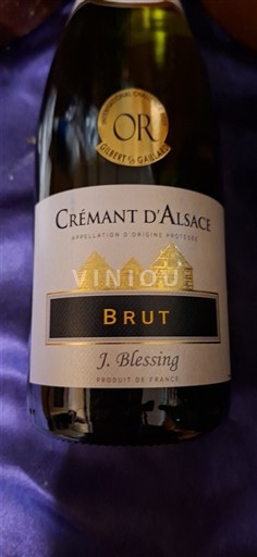 Alsácia Crémant da Alsácia Grand Cru J.Blessing Não Sazonado