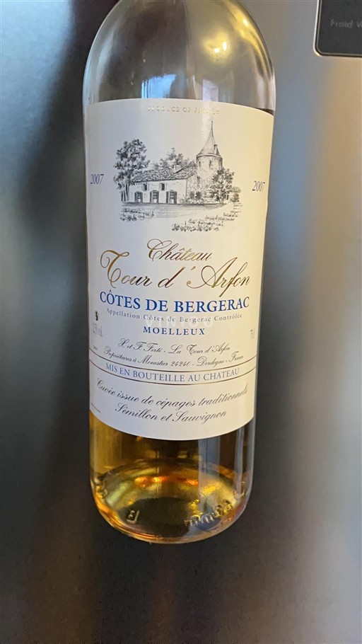 Zuidwest-Frankrijk Côtes-de-Bergerac Château Tour Arfon 2007