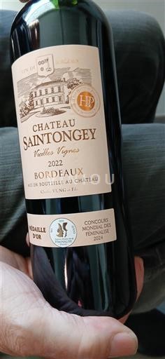 Bordeaux Château Saintongey Vieilles Vignes 2022