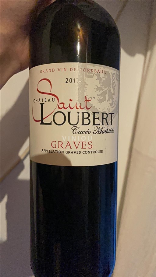 Burdeos Graves Château Saint Loubert Mathilde 2017