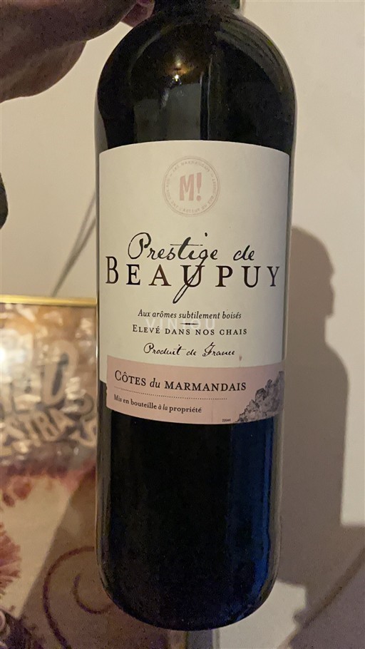 Sydväst Côtes-du-marmandais Beaupuy Prestige de Beaupuy Icke årgångsbetecknad