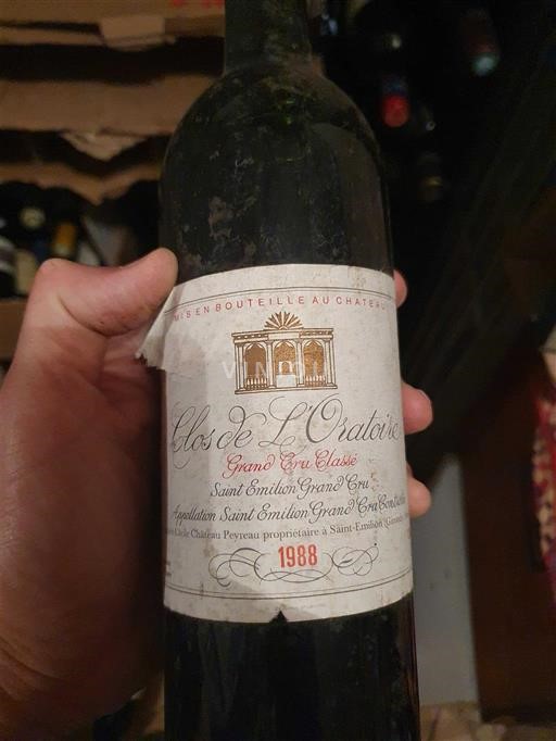 Bordeaux Saint-Émilion Grand Cru Grand Cru Clos de L'Oratoire 1988