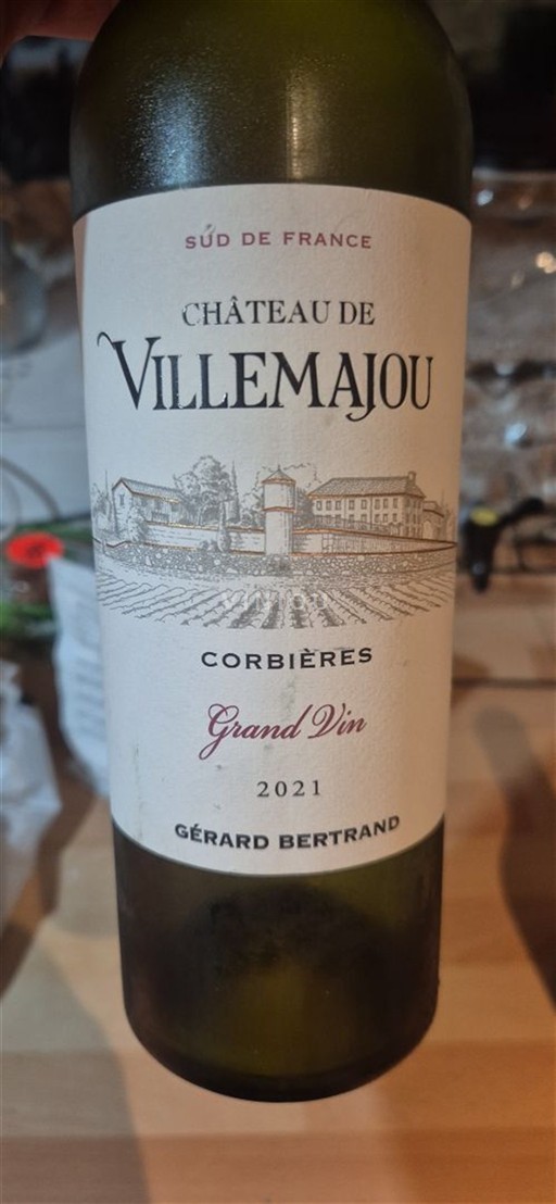Vin Blanc demi-sec Grand Vin Domaine Villemajou 2021 France Languedoc Corbières AOC