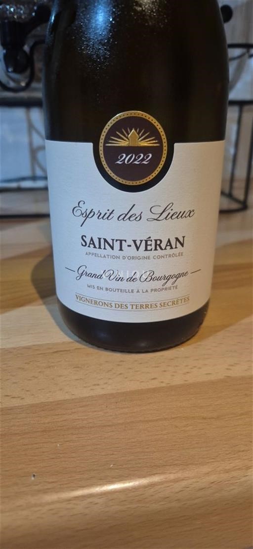 Burgund Saint-Véran Vignerons des Terres Secrètes Esprit des Lieux 2022