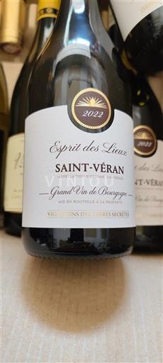 Bourgogne Saint-Véran Vignerons des Terres Secrètes Esprit des Lieux 2022