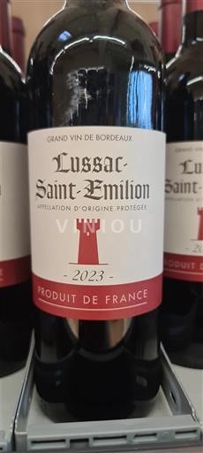 Bordeaux Lussac-saint-émilion Les vins du littoral 2023