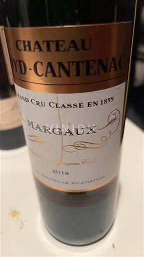 Bordeaux Margaux Grand Cru Château Boyd-Cantenac La Croix de Boyd-Cantenac 2018