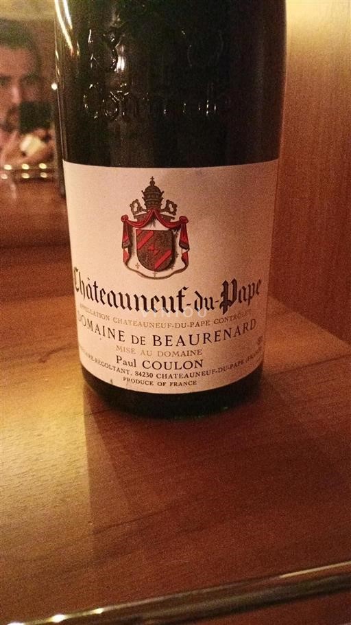 Rhônedalen Châteauneuf-du-Pape Domaine Beaurenard 1978