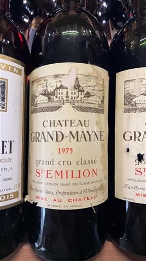 Bordeaux Saint-Émilion Grand Cru Château Grand-Mayne 1975