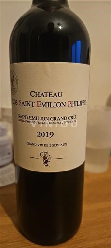 Бордо Сент-Емільйон Гран Крю Grand Cru Château Clos Saint Emilion Philippe 2019