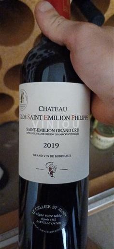 Bordeaux Saint-Émilion Grand Cru Grand Cru Château Clos Saint Emilion Philippe 2019
