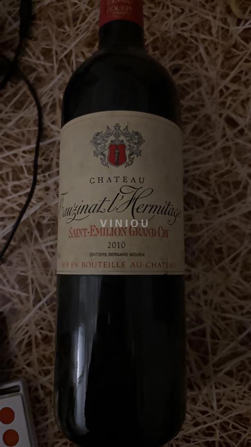 Burdeos Saint-Émilion Gran Cru Château Fauzinat-l'Hermitage 2010