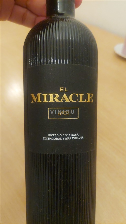Vin Rouge sec nº01 El Miracle 2021 Espagne Catalogne DO