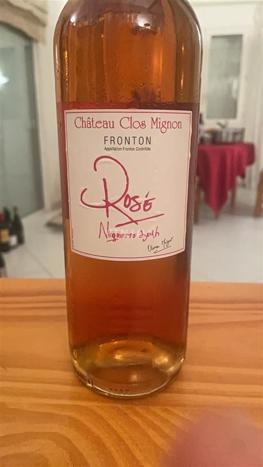 Zuidwest-Frankrijk Fronton Château Clos Mignon Rosé Négrette Syrah 2021