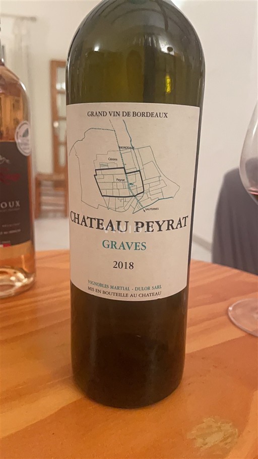 Burdeos Graves Château Peyrat 2018