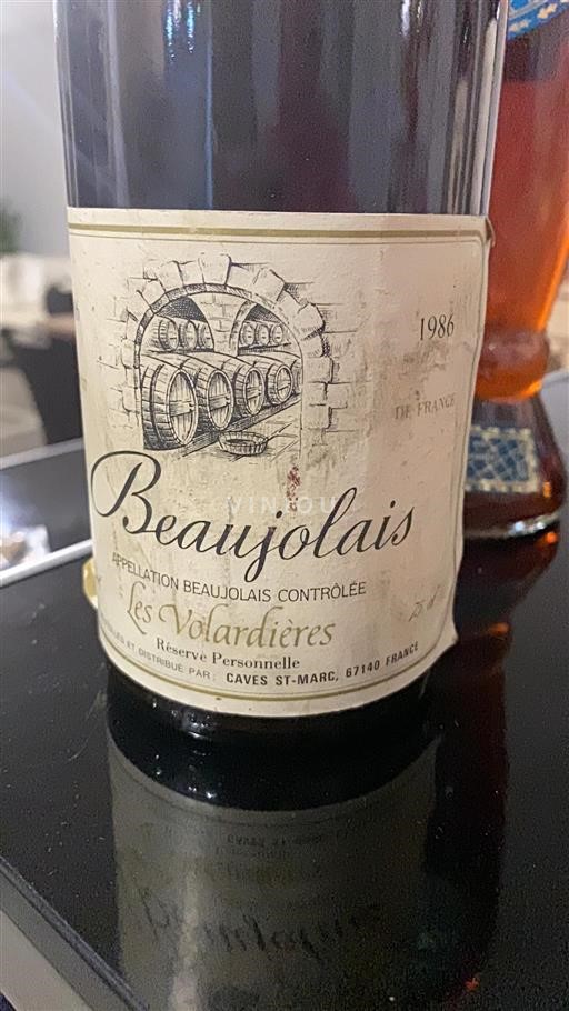 Beaujolais Caves St-Marc Les Volardières 1986
