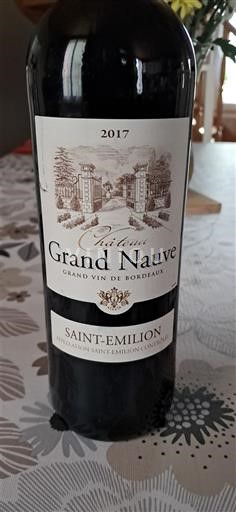Bordeaux Saint-Émilion Château Grand Nauve 2017