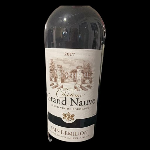 Bordéus Saint-Émilion Château Grand Nauve 2017