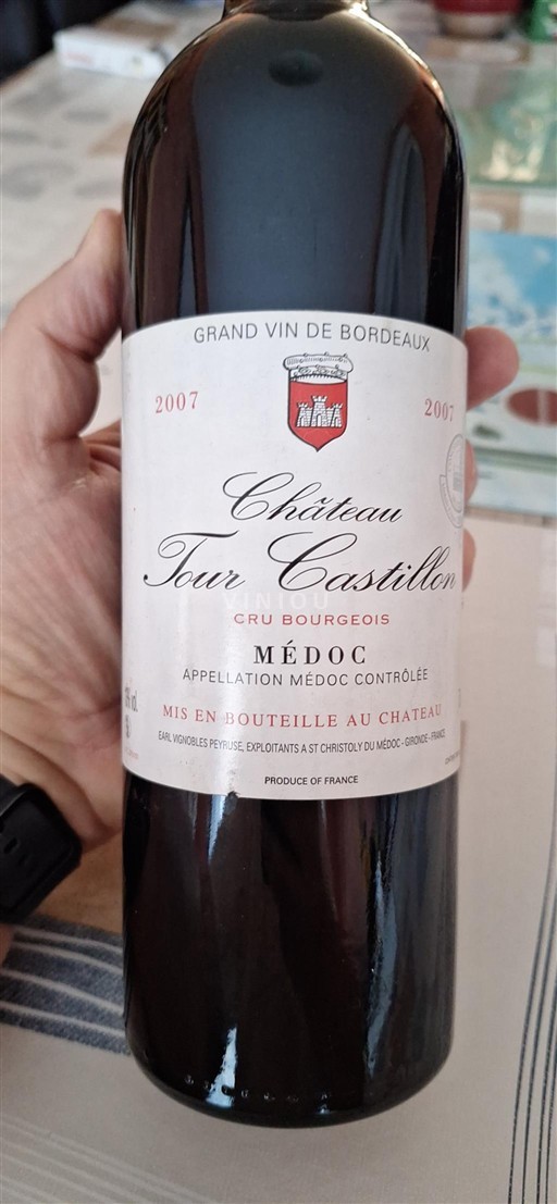 Bordeaux Médoc Cru Bourgeois Château Tour Castillon 2007