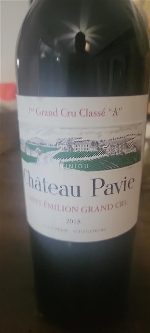 Bordeaux Saint-Émilion Grand Cru Grand Cru Château Pavie 2018