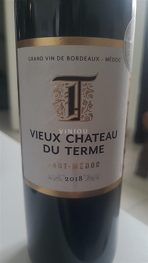Bordeaux Haut-Médoc Château Vieux du Terme 2018