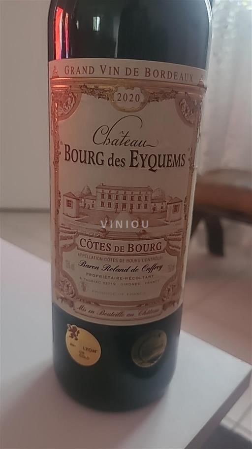Burdeos Côtes-de-bourg Château Bourg des Eyoums 2020