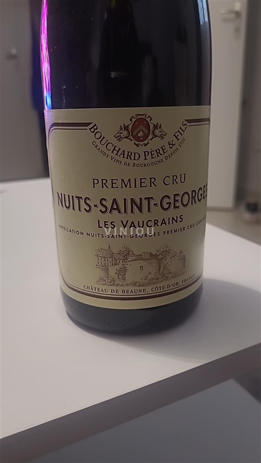Bourgogne Nuits-Saint-Georges Premier Cru Bouchard Père & Fils Les Vaucrains Icke årgångsbetecknad