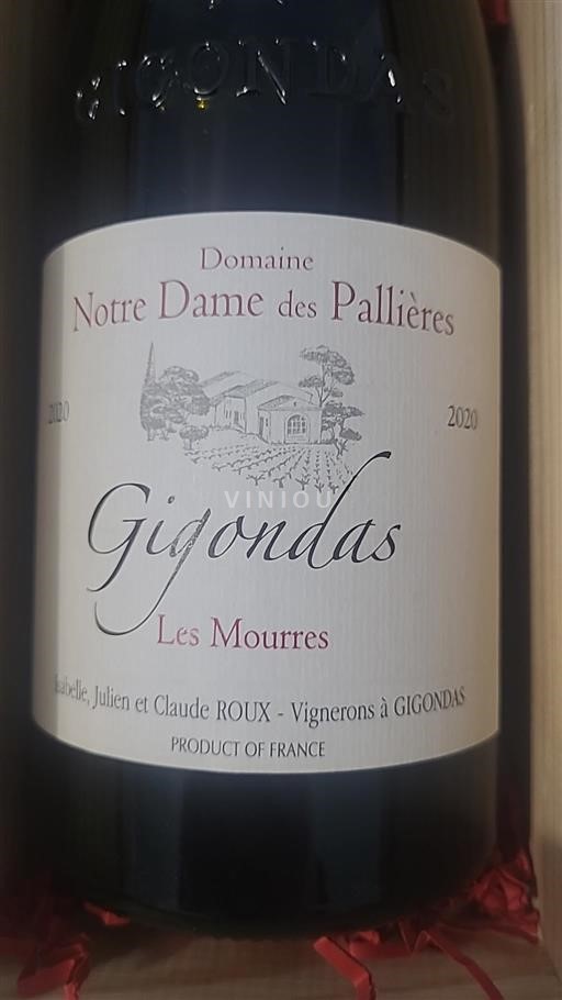 Rhônetal Gigondas Notre Dame des Pallières Les Mourres 2020
