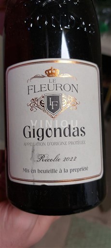 Rhône-dalen Gigondas Le Fleuron 2022