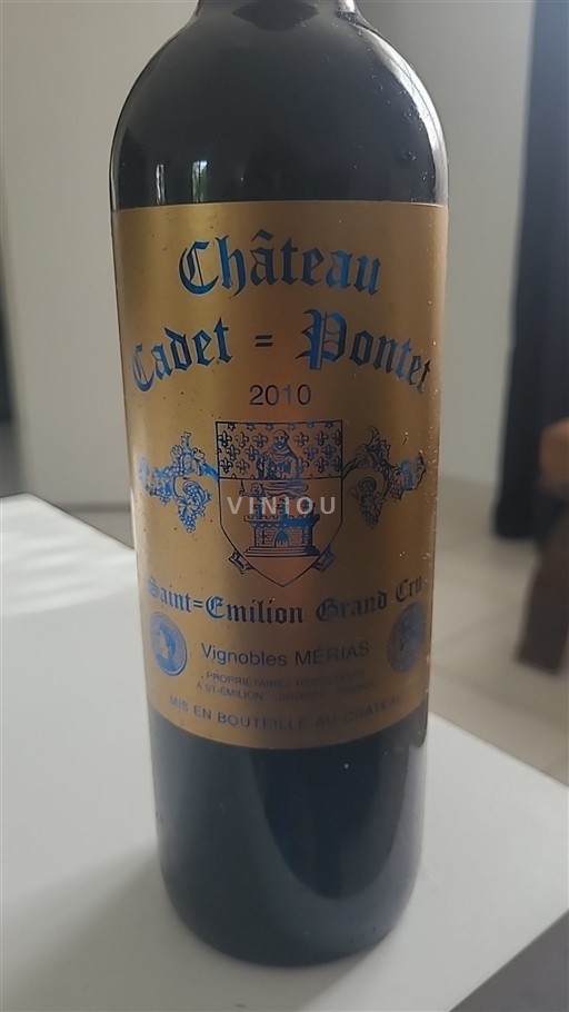 Bordeaux Saint-Émilion Grand Cru Château Cadet-Pontet 2010
