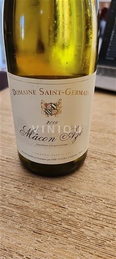 Burgund Mâcon und Mâcon-Dörfer Domaine Saint-Germain 2019